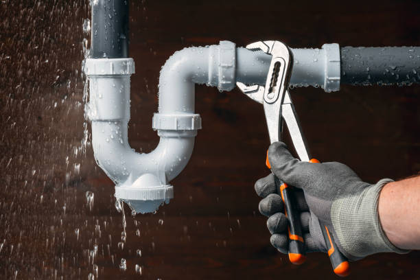 Professional Sewer Line Repair technician working in Kansasville, WI